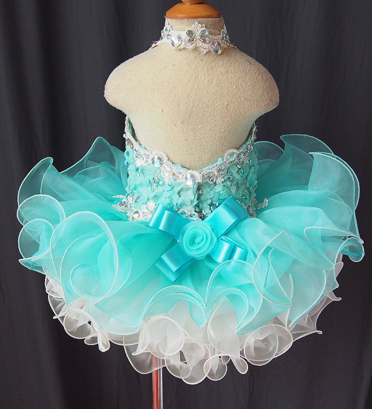 Natural Infant/toddler/baby/children/kids/newborn Girl's Pageant Dress - ToddlerPageantDress