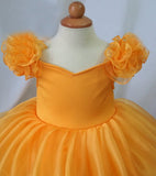 Natural Infant/toddler/children Girl's Pageant Dress/clothing for birthday1 - 5T EB053F - ToddlerPageantDress