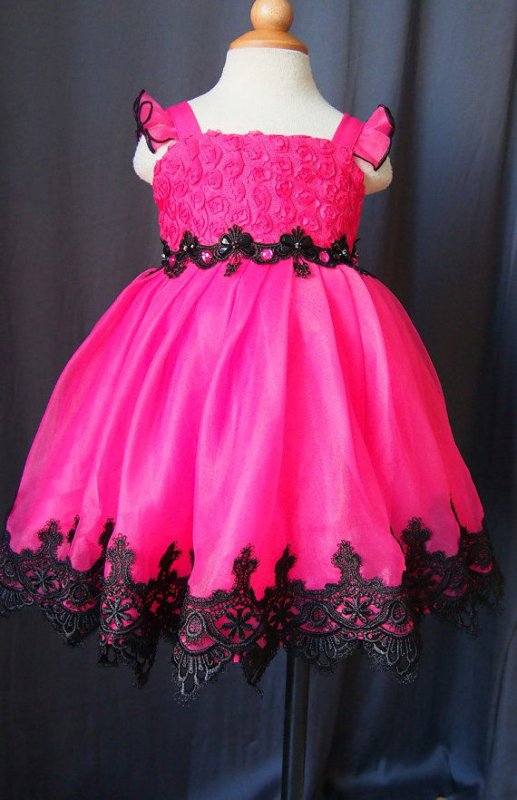 Natural Infant/toddler/kids/baby/children Girl's Pageant/prom Dress/clothing 1 - 4T G126 - 1 - ToddlerPageantDress