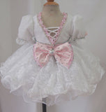 New Lace White/Ivory Wedding Dress Bridal Gown Custom Size - ToddlerPageantDress