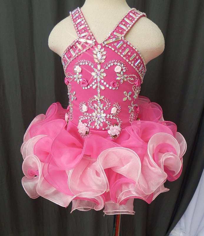 Newborn/Infant/toddler/baby/children/kids Girl's Pageant Dress - ToddlerPageantDress