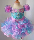 Stunning Infant/toddler/baby/children/kids Girl's Glitz Pageant Dress - ToddlerPageantDress